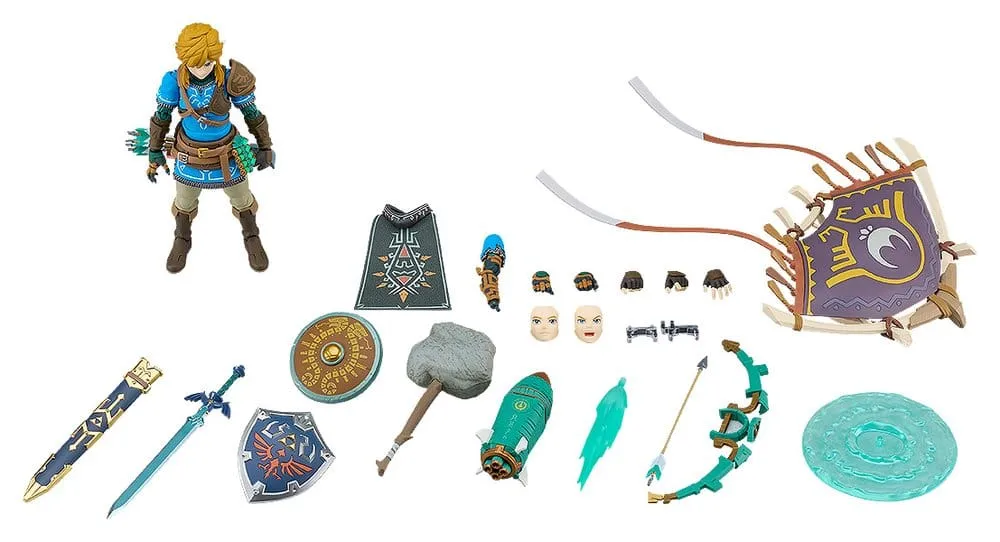 The Legend of Zelda Tears of the Kingdom Figma Action Figure Link Tears of the Kingdom Ver. DX Edition 15 cm